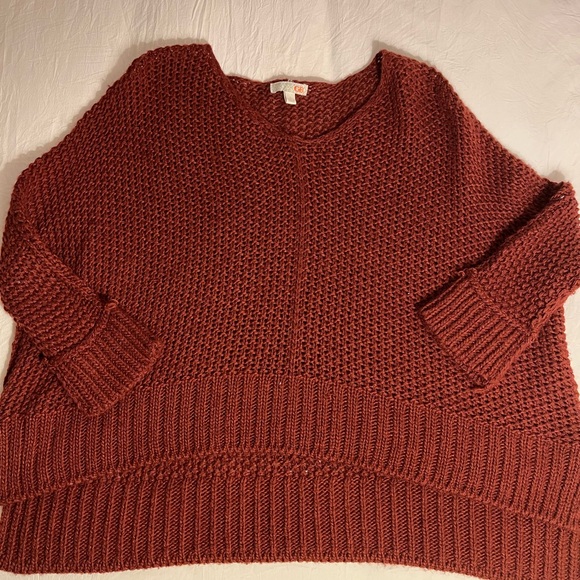 LIKE NEW Maroon Giani Bini Knit Sweater - Picture 2 of 2